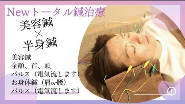 メニュー紹介【美容鍼＋半身鍼】